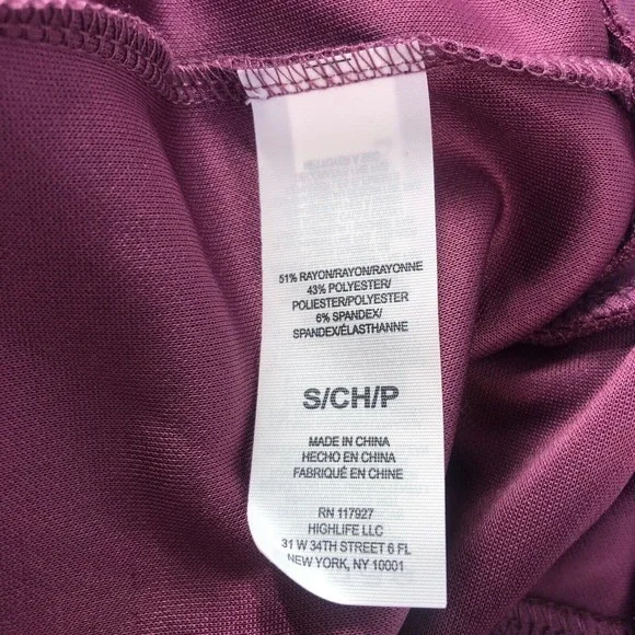 Gaian Small Women Cardigan, Sweater Hoodie 2 Pocket Purple Yoga Activewear NWT - Picture 10 of 16